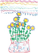 燦爛的花